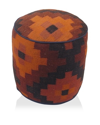 Momeni One-of-a-Kind Hand-Made Kilim Ottoman [Multi]