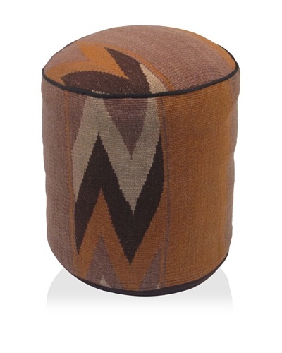 Momeni One-of-a-Kind Hand-Made Kilim Ottoman [Multi]