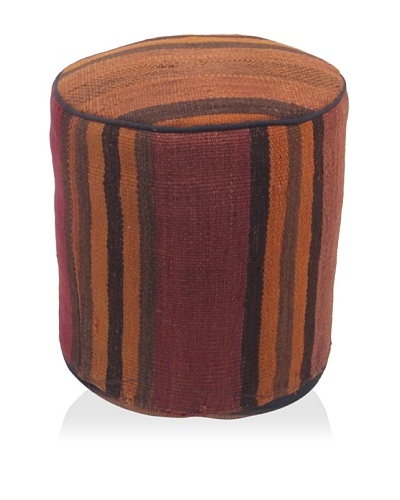 Momeni One-of-a-Kind Hand-Made Kilim Ottoman [Multi]