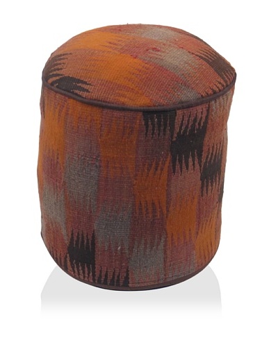 Momeni One-of-a-Kind Hand-Made Kilim Ottoman [Multi]