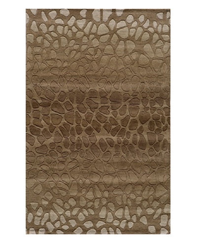 Momeni Delhi Collection Rug, Brown, 5′ x 8′