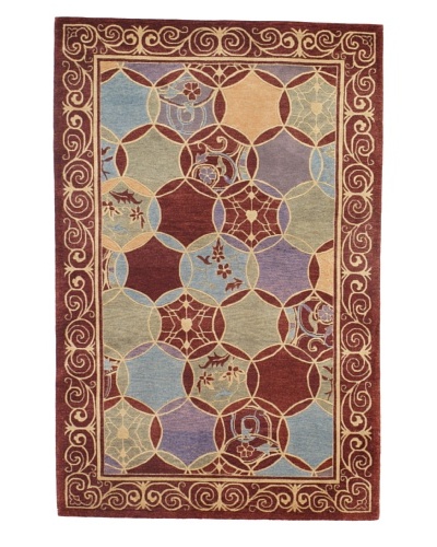 Momeni One-of-a-Kind Hand-Knotted Rug, Multi, 3′ 9″ x 5′ 9″