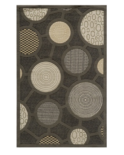 Momeni Elements Rug, Charcoal, 9′ 6″ x 13′ 6″