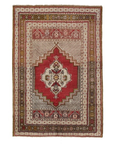 Momeni One of a Kind Authentic Turkish Anatolian Rug, 3′ 8″ x 5′ 4″