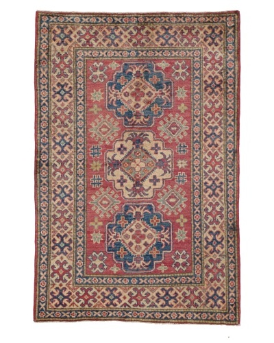 Momeni One of a Kind Pakistani Kazak Rug, 3′ 3″ x 4′ 11″