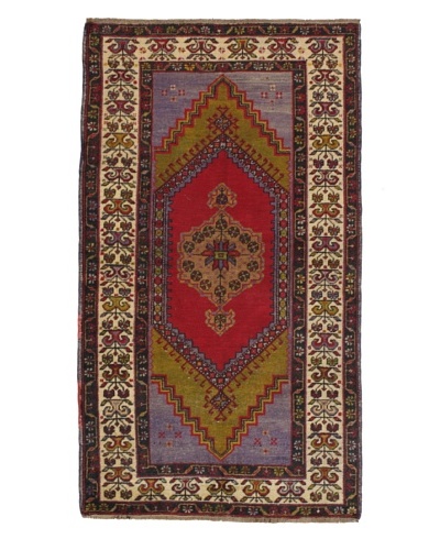 Momeni One of a Kind Authentic Turkish Anatolian Rug, 3′ 7″ x 6′ 5″