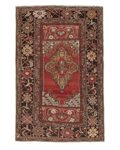 Momeni One of a Kind Authentic Turkish Anatolian Rug, 3′ 5″ x 5′ 4″