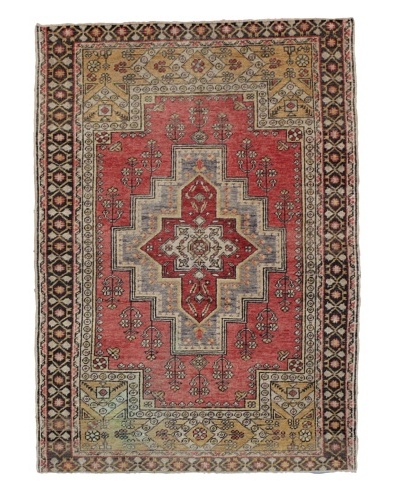 Momeni One of a Kind Authentic Turkish Anatolian Rug, 4′ 3″ x 6′