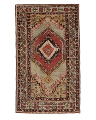 Momeni One of a Kind Authentic Turkish Anatolian Rug, 3′ 10″ x 6′ 6″