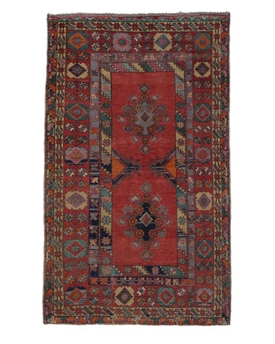 Momeni One of a Kind Authentic Turkish Anatolian Rug, 4′ 2″ x 6′ 11″