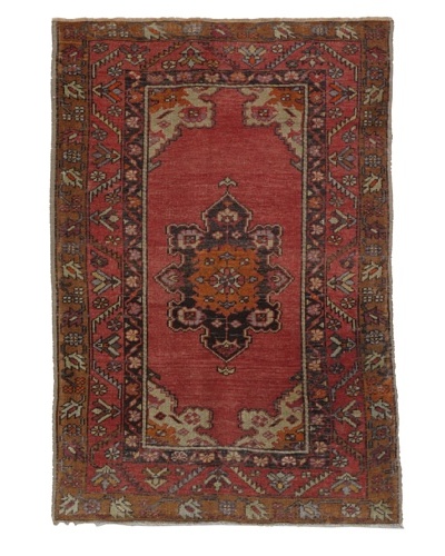 Momeni One of a Kind Authentic Turkish Anatolian Rug, 3′ 3″ x 4′ 8″