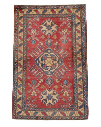 Momeni One of a Kind Pakistani Kazak Rug, 3′ 10″ x 5′ 10″