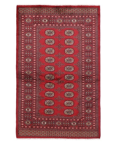 Momeni One of a Kind Bokhara Hand Knotted Rug, 4' 2 x 6' 7