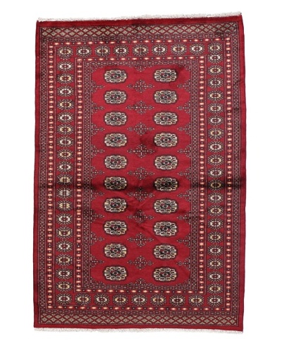 Momeni One of a Kind Bokhara Hand Knotted Rug, 4′ x 5′ 11″