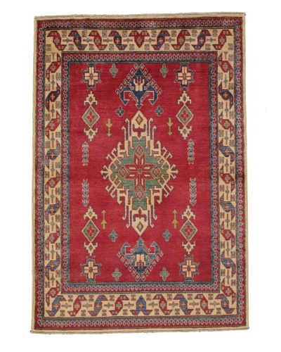 Momeni One of a Kind Pakistani Kazak Rug, 3′ 11″ x 5′ 8″