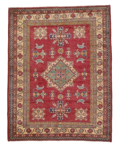 Momeni One of a Kind Pakistani Kazak Rug, 4′ x 5′ 2″