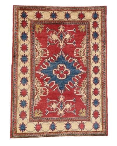 Momeni One of a Kind Pakistani Kazak Rug, 3′ 8″ x 4′ 10″