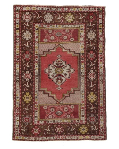 Momeni One of a Kind Authentic Turkish Anatolian Rug, 3′ 7″ x 5′ 5″