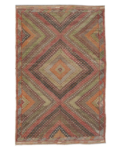 Momeni One of a Kind Authentic Turkish Anatolian Rug, 5′ 11″ x 9′ 1″