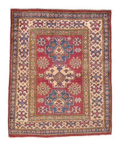 Momeni One of a Kind Pakistani Kazak Rug, 3′ 6″ x 4′ 4″