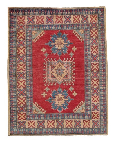 Momeni One of a Kind Pakistani Kazak Rug, 4′ 1″ x 5′ 2″