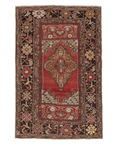 Momeni One of Kind Vintage Authentic Turkish Anatolian Rug, 3'5 x 5'4