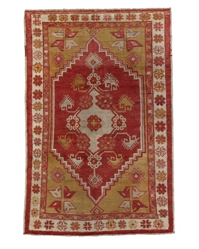 Momeni One of Kind Vintage Authentic Turkish Anatolian Rug, 3’2″ x 5’9″