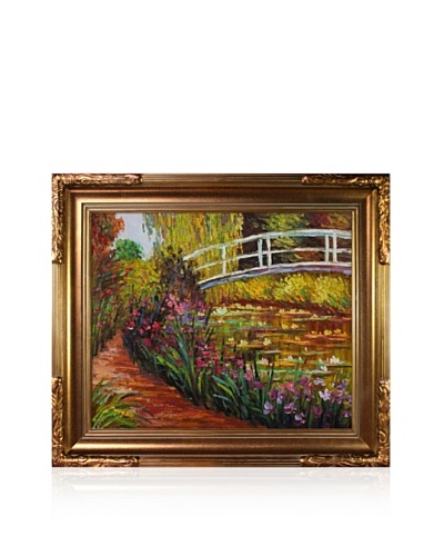 Claude Monet The Japanese Bridge Framed Oil Painting, 20 x 24
