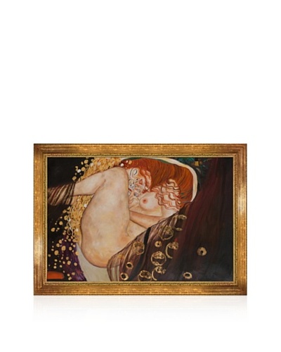 Gustav Klimt Danae Framed Oil Painting