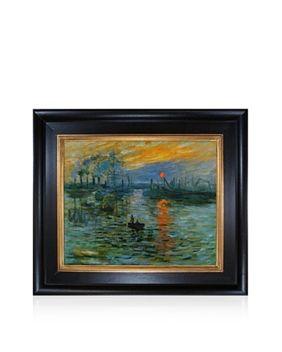 Claude Monet Impression, Sunrise Framed Oil Painting, 20 x 24