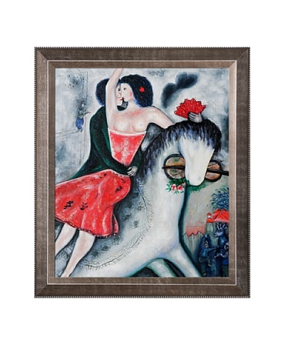 Marc Chagall The Equestrian Framed Oil Painting, 24 x 20