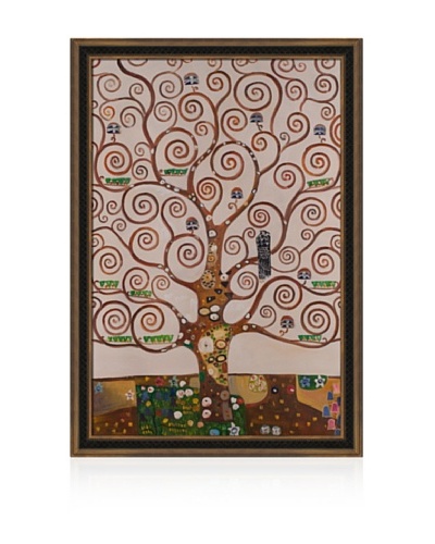 Gustav Klimt Tree of Life Framed Oil Painting