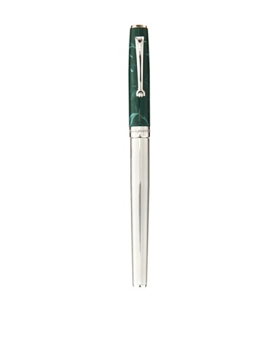 Montegrappa Series 300 Medium Fountain Pen,Silver Green