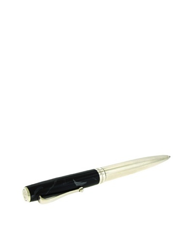 Montegrappa Series 300 Ballpoint Pen, Silver Charcoal