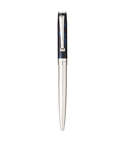 Montegrappa Personal Mini Ballpoint Pen, Silver Blue