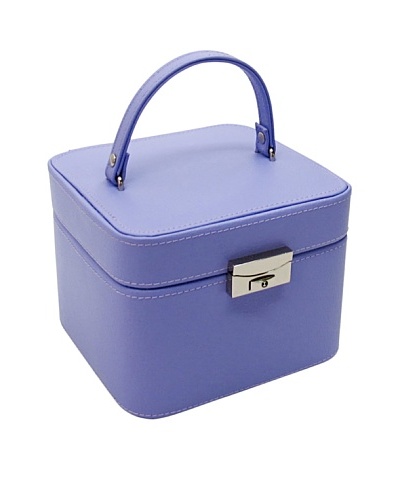 Morelle & Co. Emma Small Leather Jewelry Box, Violet Tulip