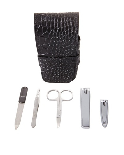 Morelle & Co. Flap Manicure Set, Black