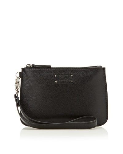 Morelle & Co. Leather Wristlet, Black