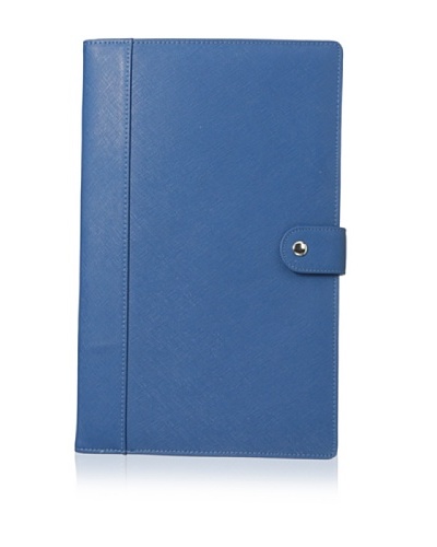 Morelle & Co. Naomi Saffiano Leather Jewelry Notebook, Blue