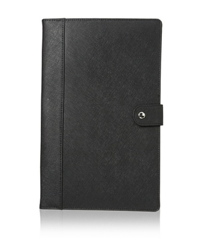 Morelle & Co. Naomi Saffiano Leather Jewelry Notebook, Black