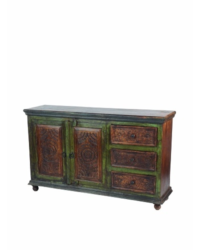 MOTI Historic 2-Carved Door & 3-Drawer Buffet
