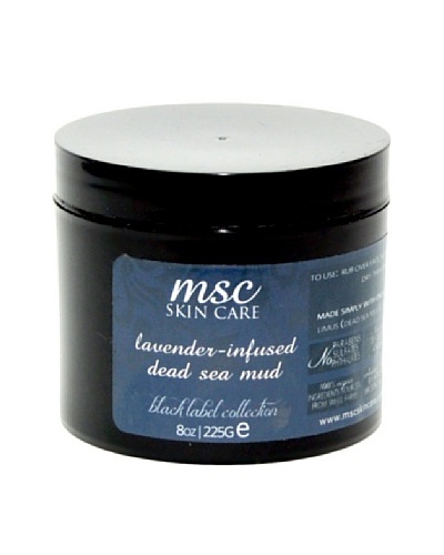 MSC Skin Care and Home 8-Oz. Black Label Dead Sea Mud Face & Body Wrap, Lavender Infused