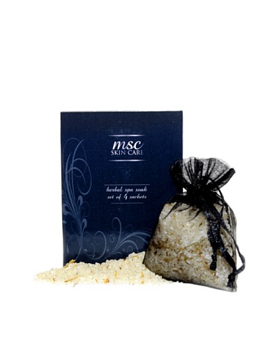 MSC Skin Care and Home 10-Oz. Handmade Herbal Sea Salt Spa Soak, Honeysuckle/Violet