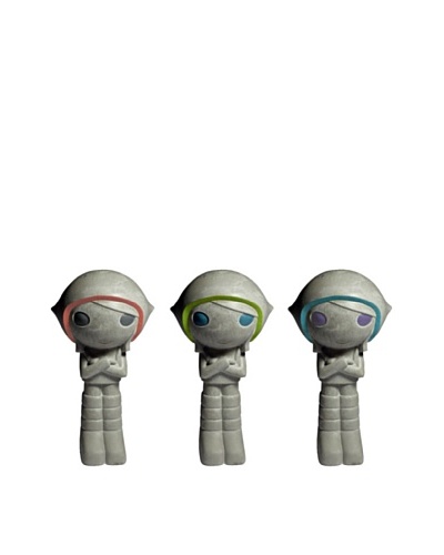 MU Design Co. Concrete Space Girl Figure