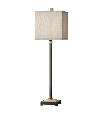 Feiss Lighting Marcus Buffet Lamp, Smoked Bronze/Gray