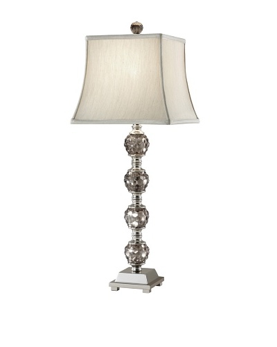 Feiss Independents Table Lamp, Smokey Glass