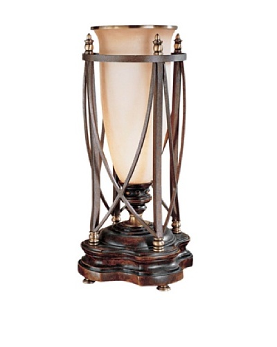 Feiss Lighting Aegean Table Lamp, Bronze/Chestnut/Champagne
