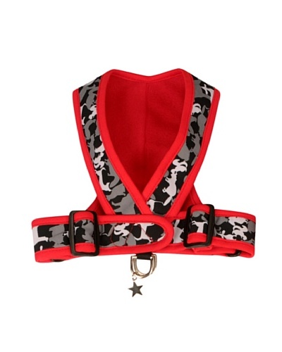 My Canine Kids Signature Camo Collection Precision Fit Harness [Camo/Red]