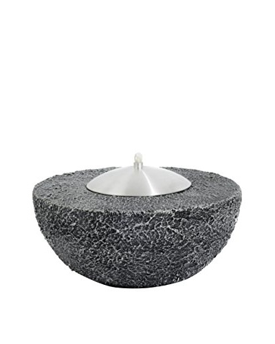 My Spirit Garden Terrazo Oil Burner Raw Bowl, Stone Grey