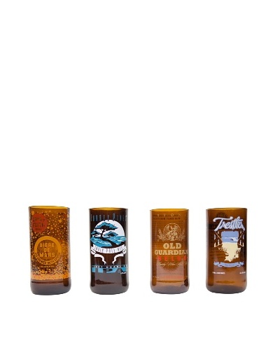 Set of 4 Assorted Beer Tumblers